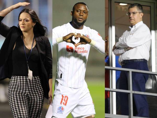 Estas fueron algunas de las imágenes que no se vieron en TV durante el Olimpia vs Potros en el Estadio Nacional. Belleza femenina y la presencia del presidente merengue, Rafael Villeda, en los palcos del recinto capitalino.