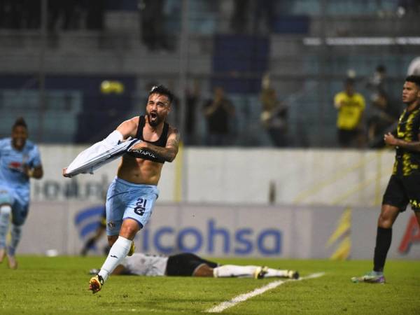 Ricardo “Droopy” Gómez anotó el segundo gol de Motagua ante los ‘aurinegros’ del Real España.