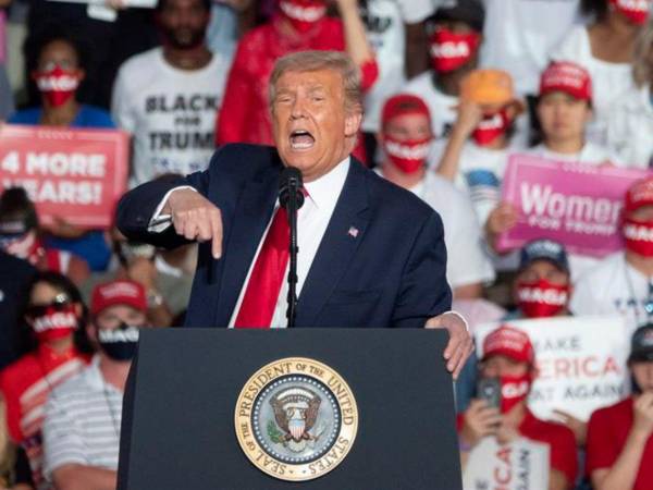 El presidente electo de Estados Unidos, Donald Trump, en una foto en las elecciones de noviem