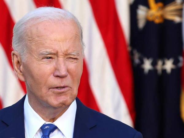 El presidente de Estados Unidos, Joe Biden, habla durante una rueda de prensa en Washington (Estados Unidos).