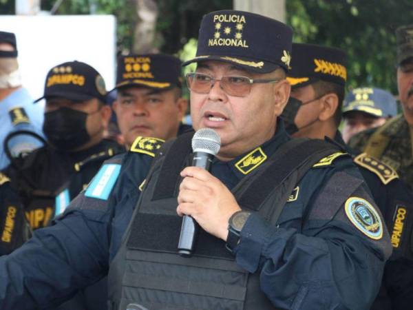 Juan Manuel Aguilar Godoy, director de la Policía Nacional de Honduras.