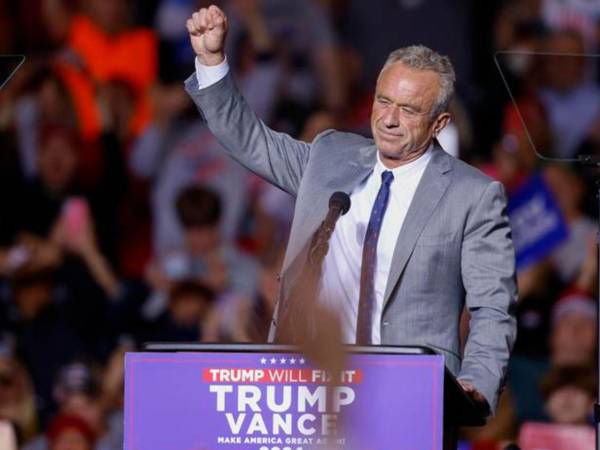 Fotografía de archivo del candidato del presidente electo Donald Trump para la Secretaría de Salud, el controvertido Robert F. Kennedy Jr. (RFK Jr.).