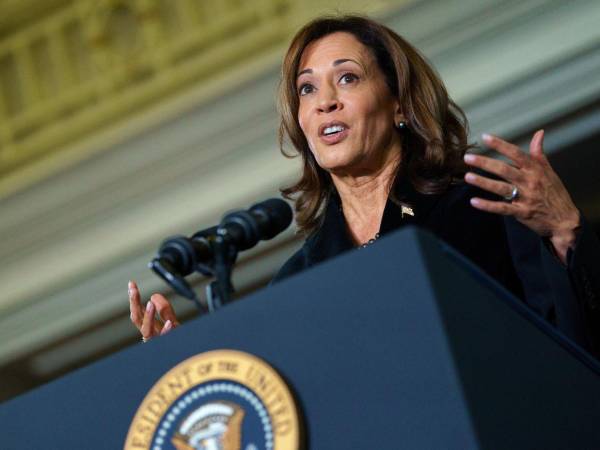 La vicepresidenta de Estados Unidos, Kamala Harris.