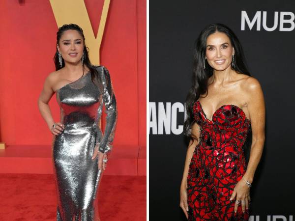 Salma Hayek y Demi Moore serán parte de la gala de los Globos de Oro como presentadoras, al lado de otras 38 personalidades del cine y la televisión.