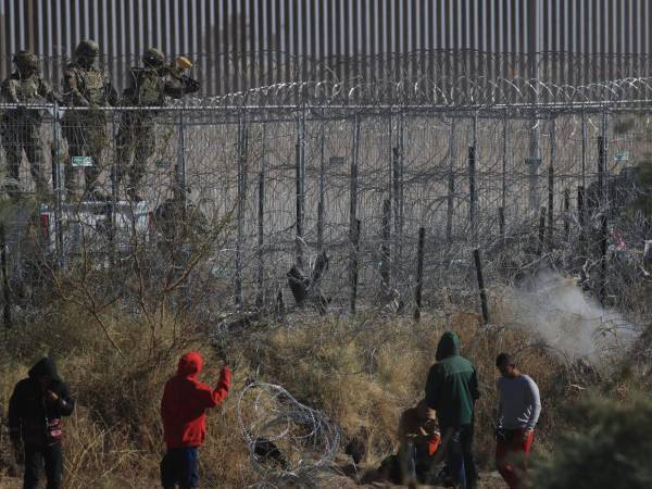 Según Donald Trump, el actual presidente Joe Biden buscaba detener la construcción del muro fronterizo.