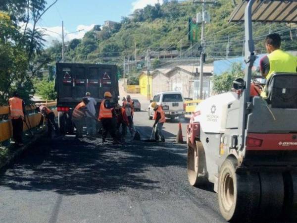 El tramo intervenido es el que se ubica entre la salida a Valle de Ángeles y el desvío a la colonia Kennedy.