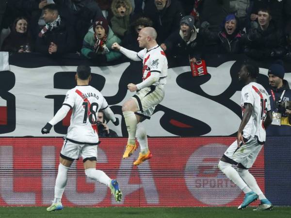 Isi Palazón anotó el gol del empate del Rayo Vallecano ante el Real Madrid.