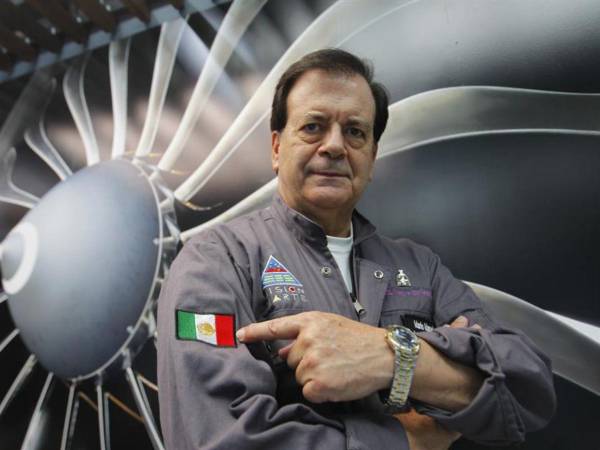 Imagen de archivo del director de divulgación de la Agencia Espacial Mexicana, Mario Arreola.