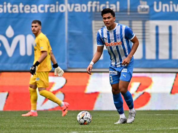 Denil Maldonado es titular en la Universitatea de Craiova y ha marcados dos goles esta campaña.