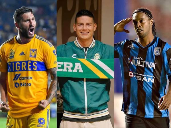 Ronaldinho, Pep Guardiola, Gignac y James Rodríguez; estos son los fichajes que sacudieron el mercado de la Liga MX a lo largo de los años.