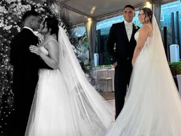 El jugador del Olimpia Carlos Pineda y Daniela Hernández contrajeron matrimonio días antes del inicio del 2025.