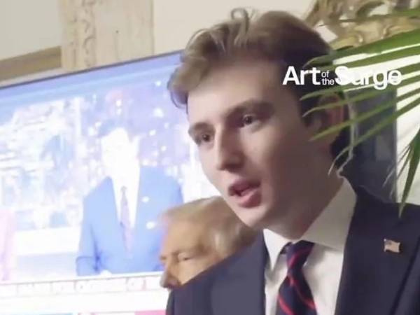 Barron Trump es el hijo menor de Donald Trump y es el más parecido al magnate estadounidense.