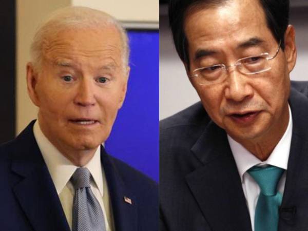 El presidente de EUA, Joe Biden habló por 16 minutos con el primer ministro surcoreano, Han Duck-soo.