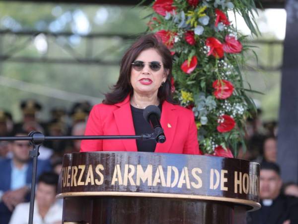 La ministra de Defensa, Rixi Moncada.