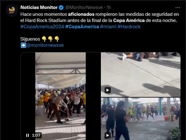 Lo que dicen medios tras disturbios fuera de estadio previo a final de Copa América