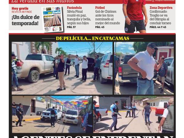 Agentes se enfrentan a hombres armados