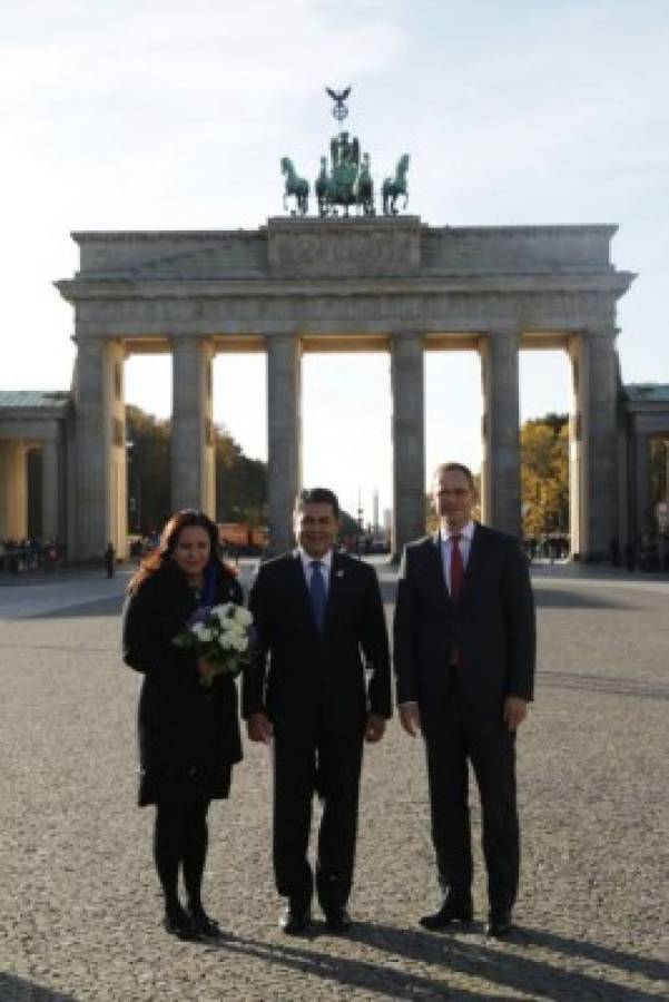 Presidente hondureño se reúne con alcalde de Berlín   