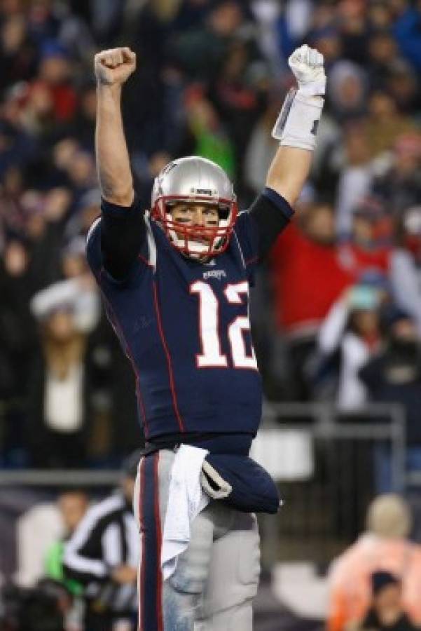 Brady, de 39 años, buscará una quinta corona del Supertazón después de lanzar tres touchdowns para 384 yardas en una convincente victoria de los Steelers, foto: AFP.