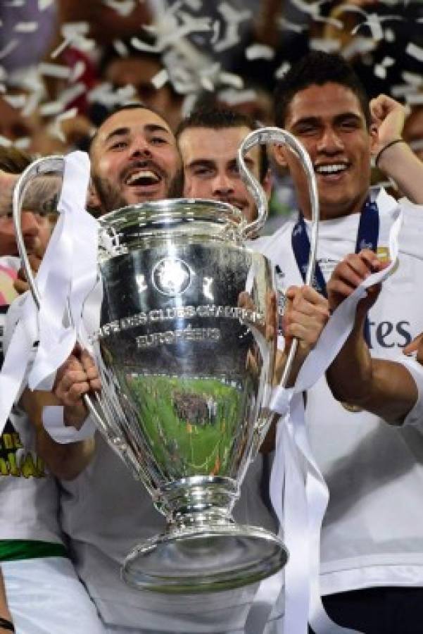 FOTOS: Jugadores del Real Madrid con la copa