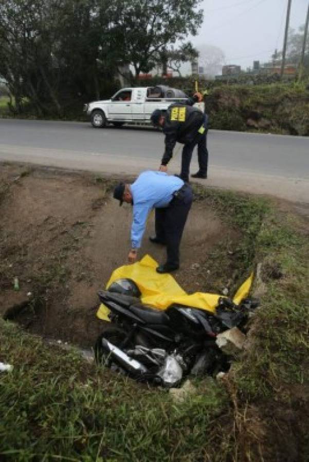 Muere motoclista en accidente de tránsito en carretera al sur