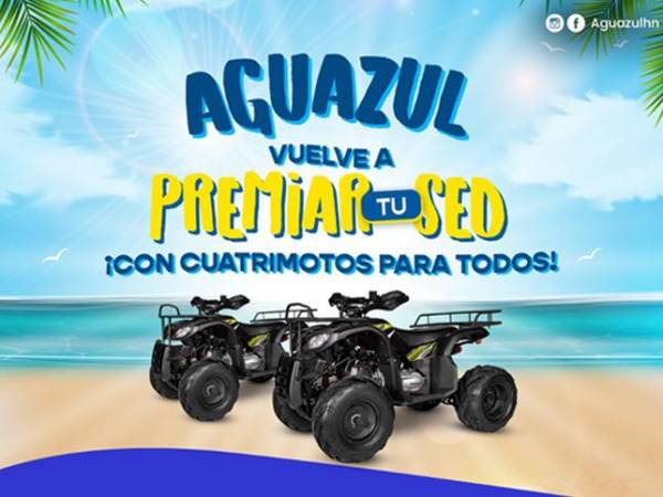 Aguazul premiar la preferencia de los hondureños con esta promoción de verano