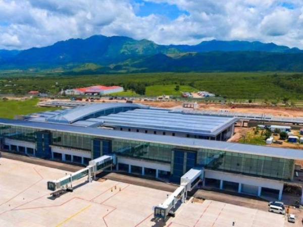 Una panorámica del Aeropuerto Internacional de Palmerola (XPL), a pocos días de iniciar operaciones en Honduras. Fotos cortesía Aeropuerto Internacional de Palmerola.