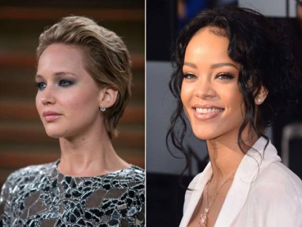 Jennifer Lawrence y Rihanna.