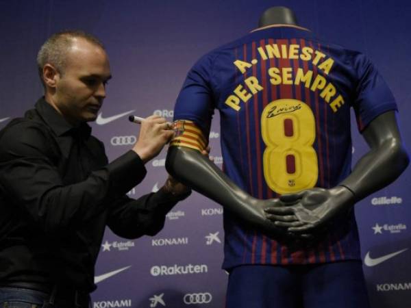 Andrés Iniesta renovó contrato de por vida con el equipo de sus amores.