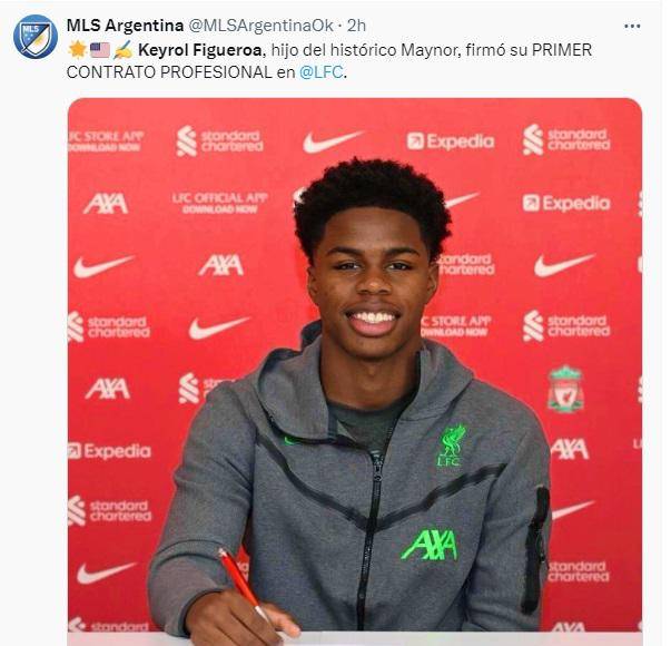 Lo que dicen los medios sobre primer contrato de Keyrol Figueroa con el Liverpool