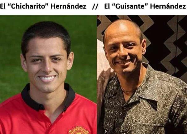 ¡Envejecido! Los memes del cambio del Chicharito Hernández