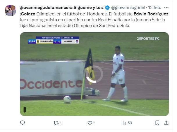 Gol olímpico de Edwin Rodríguez está dando de qué hablar en el mundo