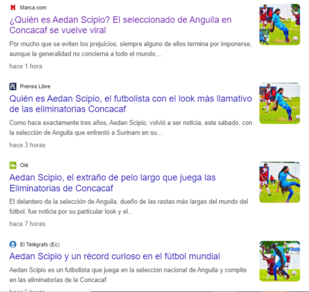 Aedan Scipio, el futbolista con el pelo largo que se volvió viral ¿de dónde es?