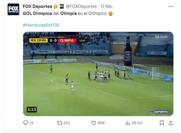 Gol olímpico de Edwin Rodríguez está dando de qué hablar en el mundo