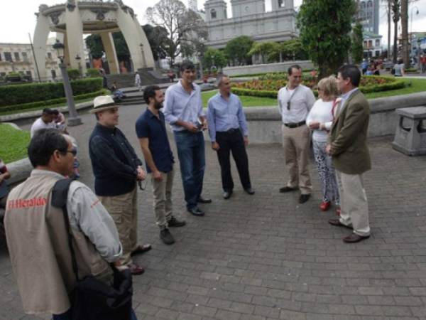 Los descendientes de Morazán reunidos por EL HERALDO justamente en el mismo sitio donde fue asesinado en 1842 el hombre que quiso cambiar el destino de la región.