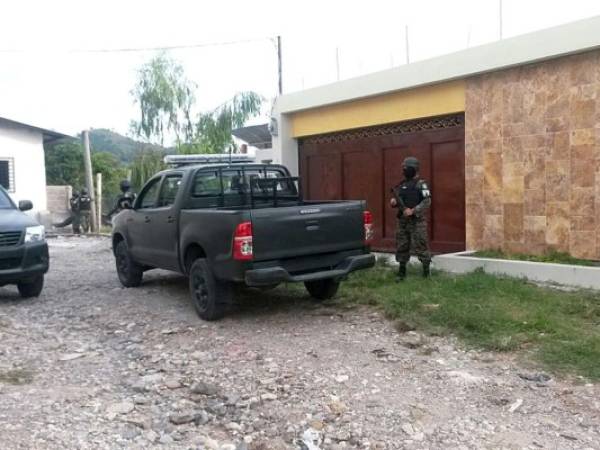 Vivienda allanada en La Entrada, Copán.