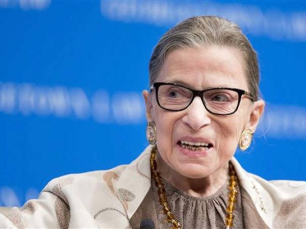 Ruth Bader Ginsburg, jueza de la Corte Suprema de Justicia de Estados Unidos.