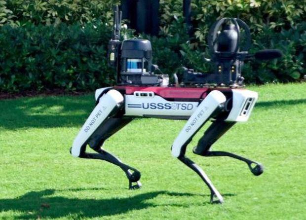 Así es Spot, el perro robot que custodia la casa de Donald Trump