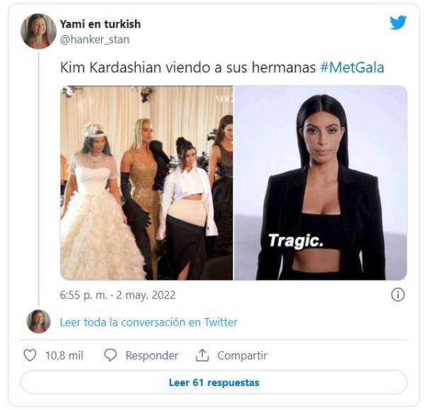 Los mejores memes que dejó la Met Gala 2022