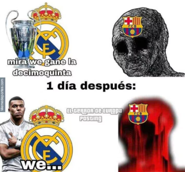 Los memes que destrozan al Barcelona por la presentación de Mbappé con Real Madrid