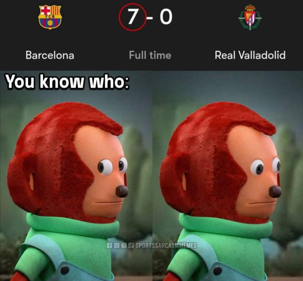 Memes destrozan a Kylian Mbappé tras paliza del Barcelona al Valladolid