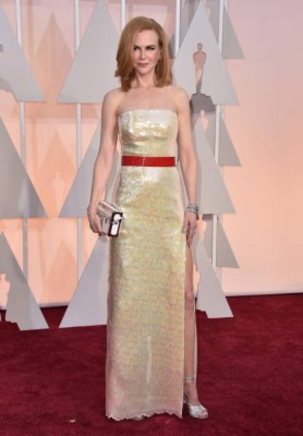 Deslumbrantes bajo la lluvia en los Oscar 2015