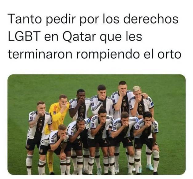 Los memes que deja el debacle de Alemania al quedar eliminada de Qatar 2022