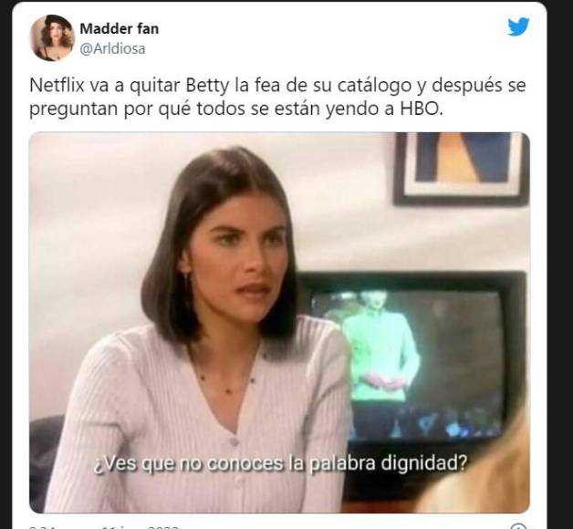 “Yo soy Betty, la fea” salió del catálogo de Netflix y las redes estallan con memes