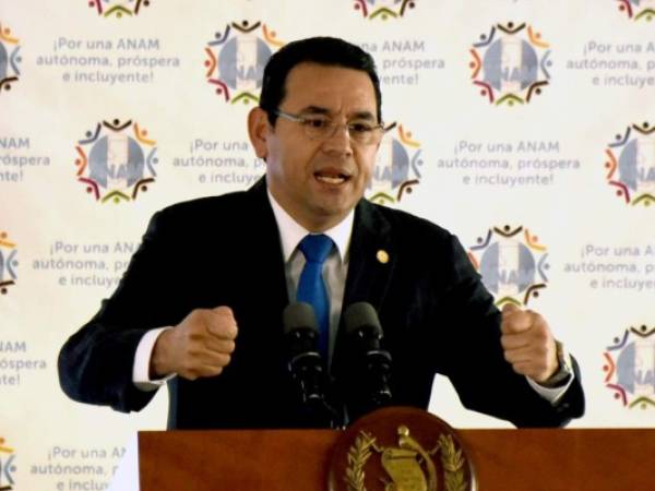 El mandatario atraviesa una crisis en su gobierno luego que reveló su intención de expulsar al líder de la CICIG. (Foto: AFP/ El Heraldo Honduras, Noticias de Honduras)