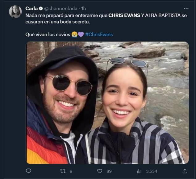 La boda de Chris Evans y Alba Baptista crea ola de memes en las redes sociales