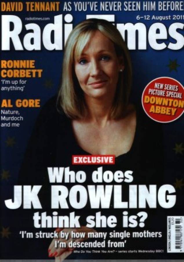 J.K. Rowling con el karma del seudónimo