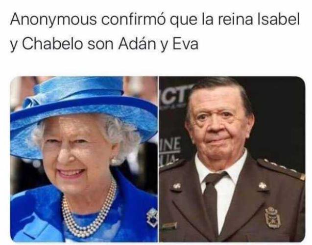 Los mejores memes de Chabelo al “enterarse” del contagio de covid-19 de la reina Isabel