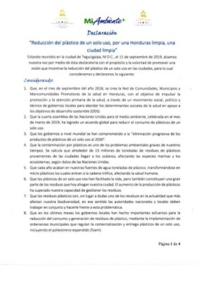 Tres municipios de FM le apuestan a reducir el plástico de un solo uso