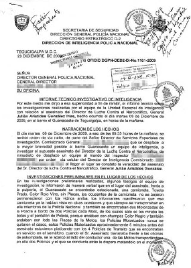 Manipularon informe de investigación del crimen de Arístides González