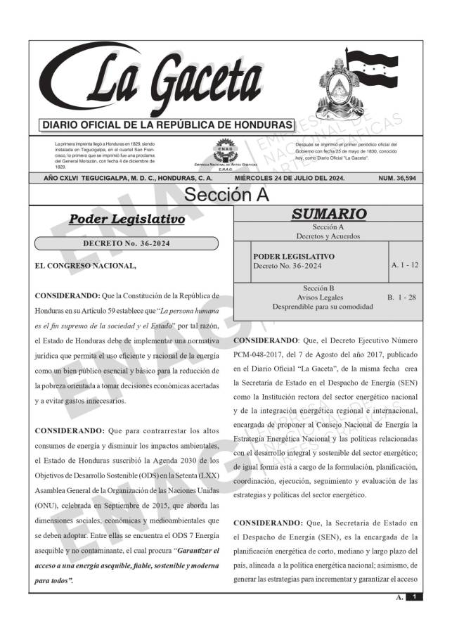 Hace más de 20 días cobró vigor esta novedosa normativa, sin embargo, fue aprobada desde el pasado 26 de abril por los diputados del Congreso Nacional.